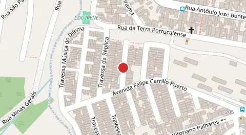 Mapa da localização