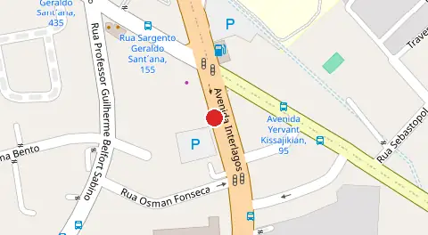 Mapa da localização