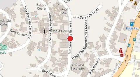 Mapa da localização