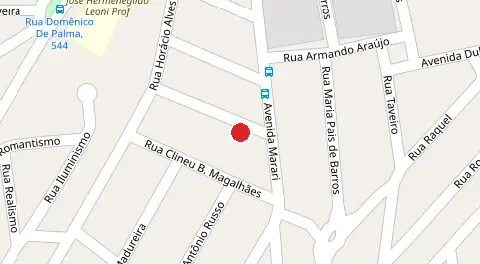 Mapa da localização