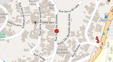 Mapa da localização