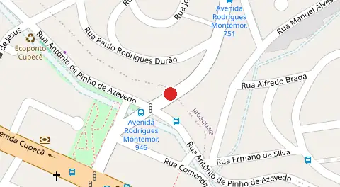 Mapa da localização
