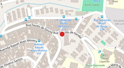 Mapa da localização