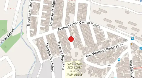 Mapa da localização