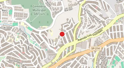 Mapa de Novo Santo Amaro