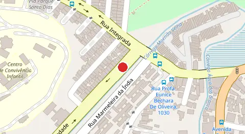 Mapa da localização
