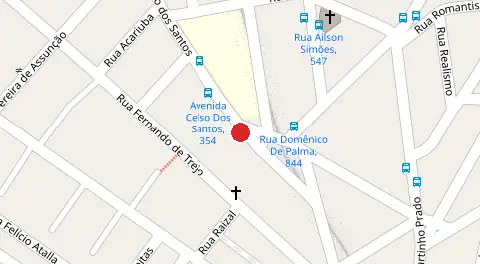 Mapa da localização