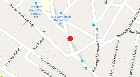 Mapa da localização