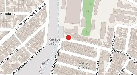 Mapa da localização