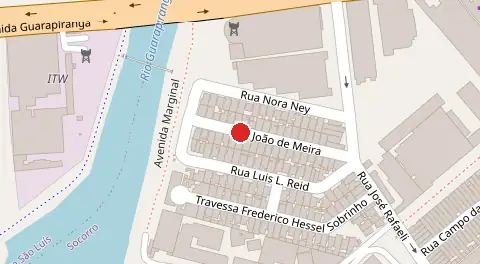 Mapa da localização