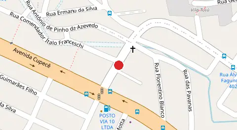 Mapa da localização