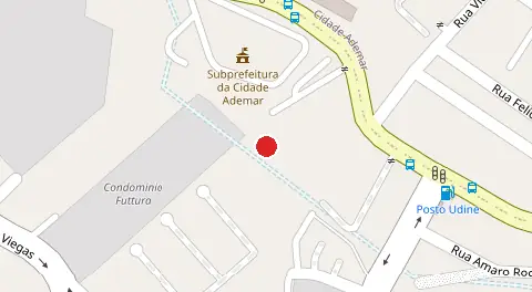 Mapa da localização