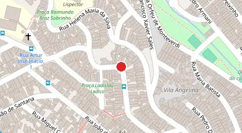 Mapa da localização