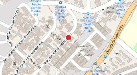Mapa da localização