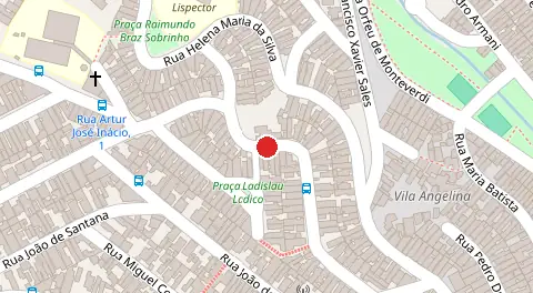 Mapa da localização