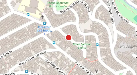 Mapa da localização