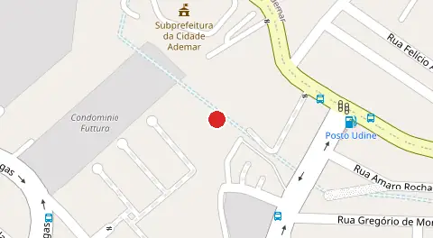 Mapa da localização