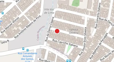 Mapa da localização