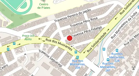 Mapa da localização