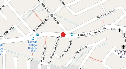 Mapa da localização