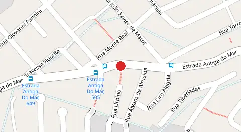 Mapa da localização