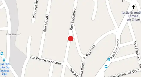 Mapa da localização