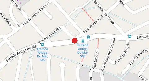 Mapa da localização