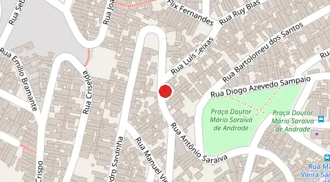 Mapa da localização