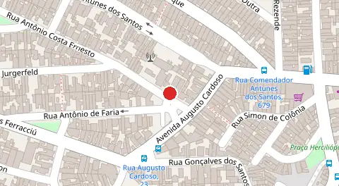 Mapa da localização