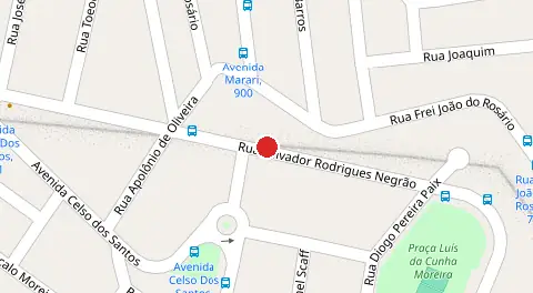 Mapa da localização