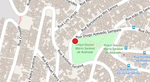 Mapa da localização