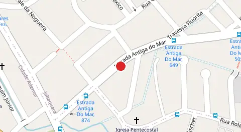 Mapa da localização
