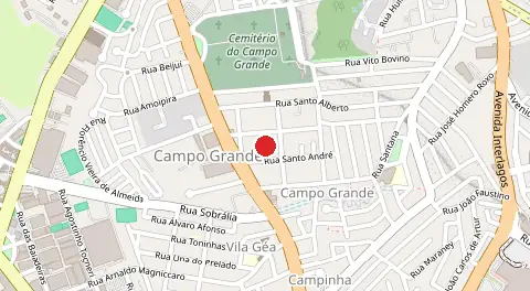 Mapa de Campo Grande