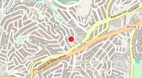 Mapa de Chácara Santana