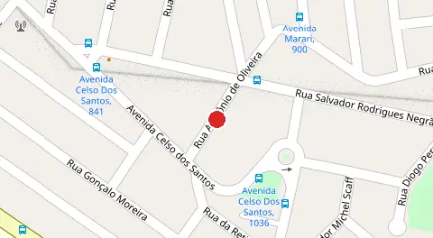 Mapa da localização