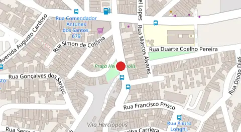 Mapa da localização