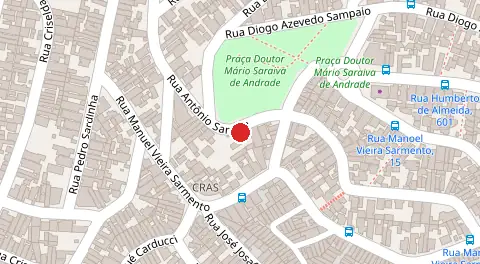 Mapa da localização