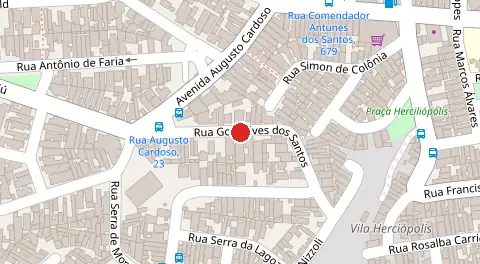 Mapa da localização