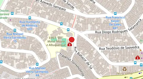 Mapa da localização