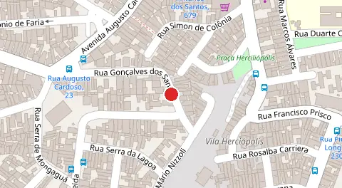 Mapa da localização