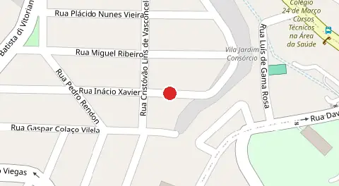 Mapa da localização