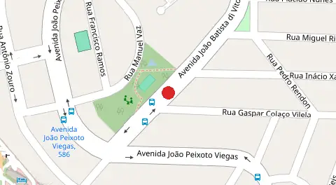 Mapa da localização