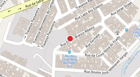 Mapa da localização