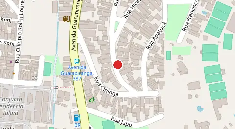 Mapa da localização