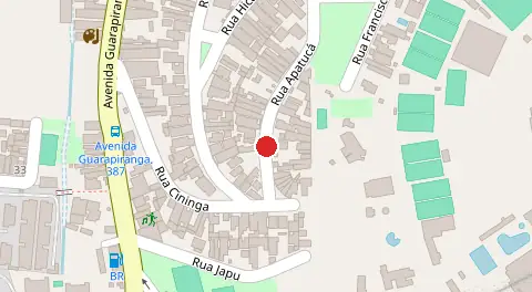 Mapa da localização