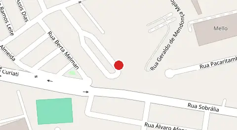 Mapa da localização