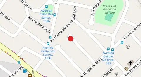 Mapa da localização