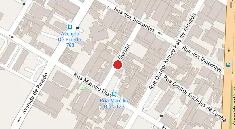 Mapa da localização