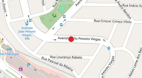 Mapa da localização