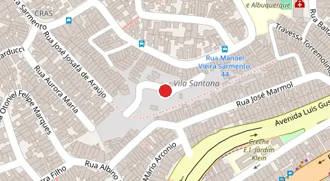 Mapa da localização